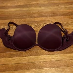 36D Wear everywhere push up maroon bra